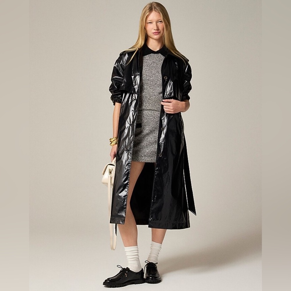 J Crew Rain-or-Shine Trench Coat, NWT